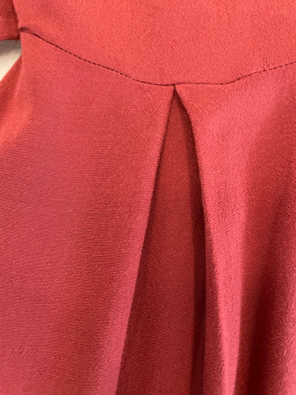 NWT Aritzia Sunday Best Vanessa Dress Burnt Clay XXS Flutter Sleeve Mini - Picture 11 of 17